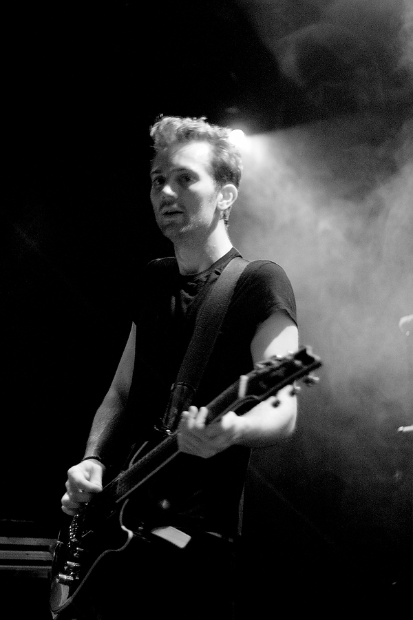 Paul Wolinski, Guitar, B&W, 65daysofstatic, La Maroquinerie, Paris