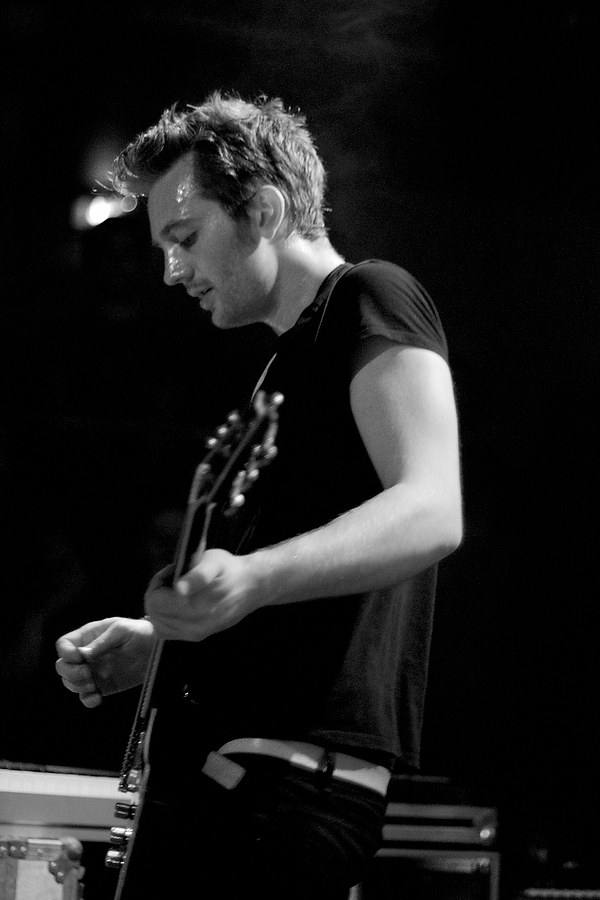 Paul Wolinski, Guitar, B&W, 65daysofstatic, La Maroquinerie, Paris