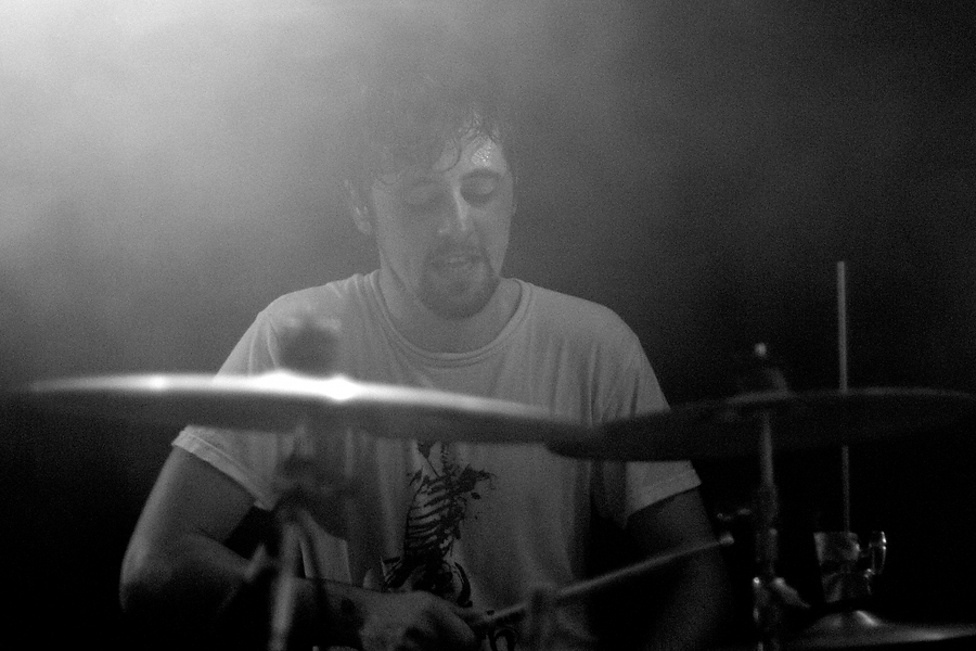 Rob Jones, Drums, B&W, 65daysofstatic, La Maroquinerie, Paris