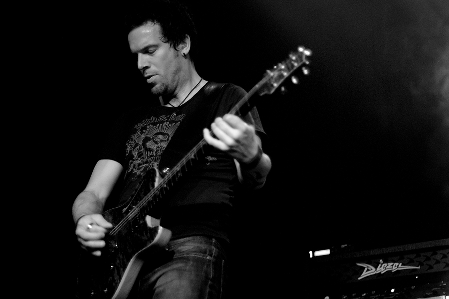 Kalle Wallner, Guitar, B&W, Blind Ego, Das Rind, Rüsselsheim