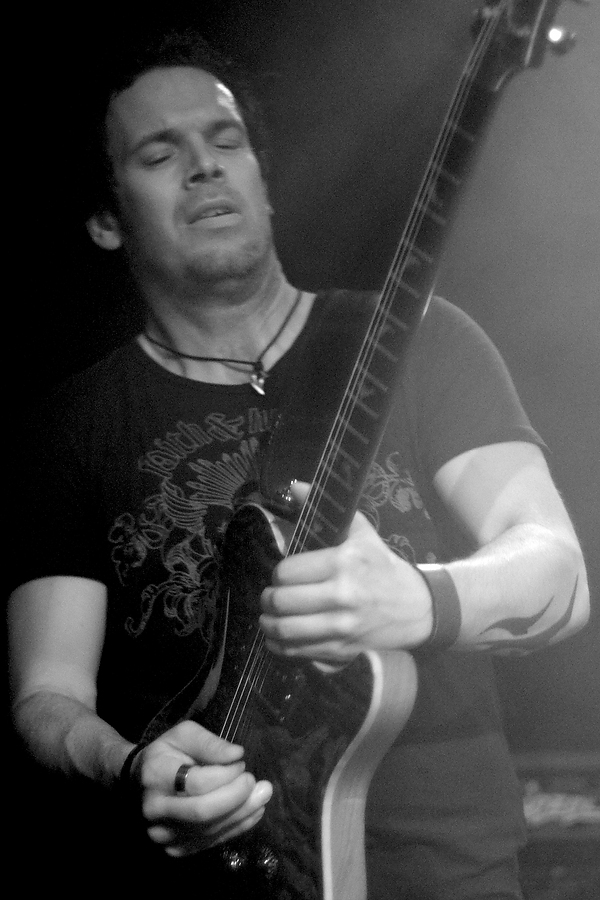 Kalle Wallner, Guitar, B&W, Blind Ego, Das Rind, Rüsselsheim