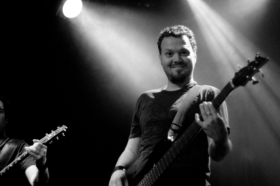 Sebastian Harnack, Bass, B&W, Blind Ego, Das Rind, Rüsselsheim