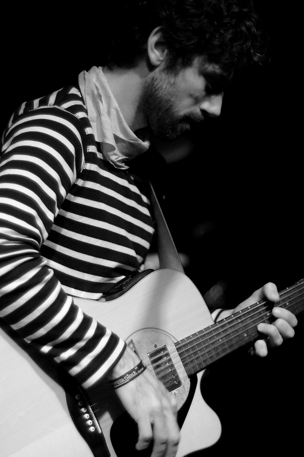 Florian Ostertag, Guitar, B&W, Die Röhre, Stuttgart