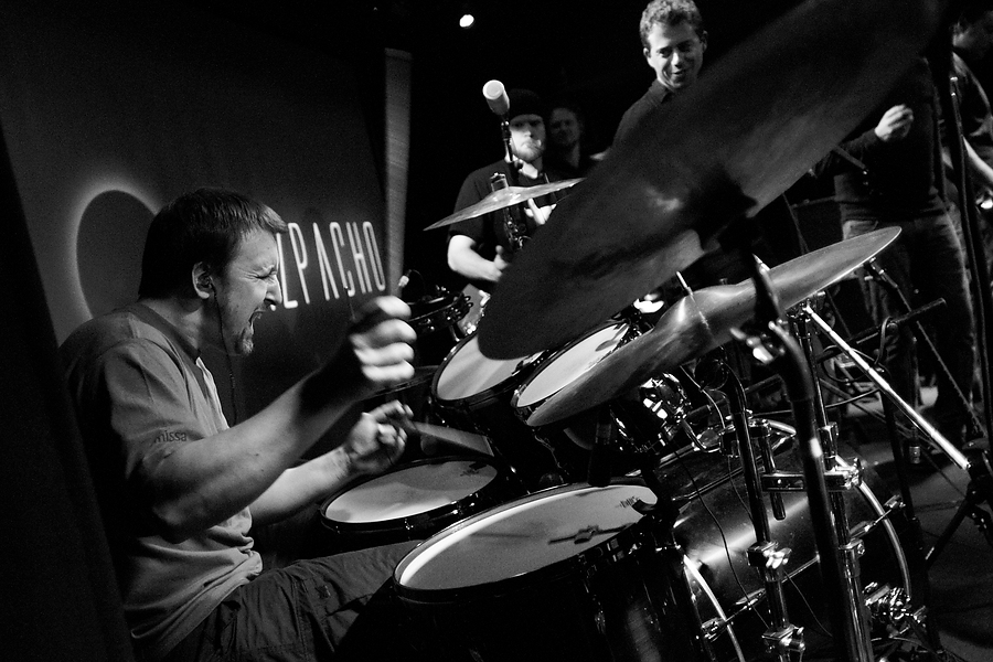 Lars Erik Asp, Drums, B&W, Gazpacho, Dingwalls, London