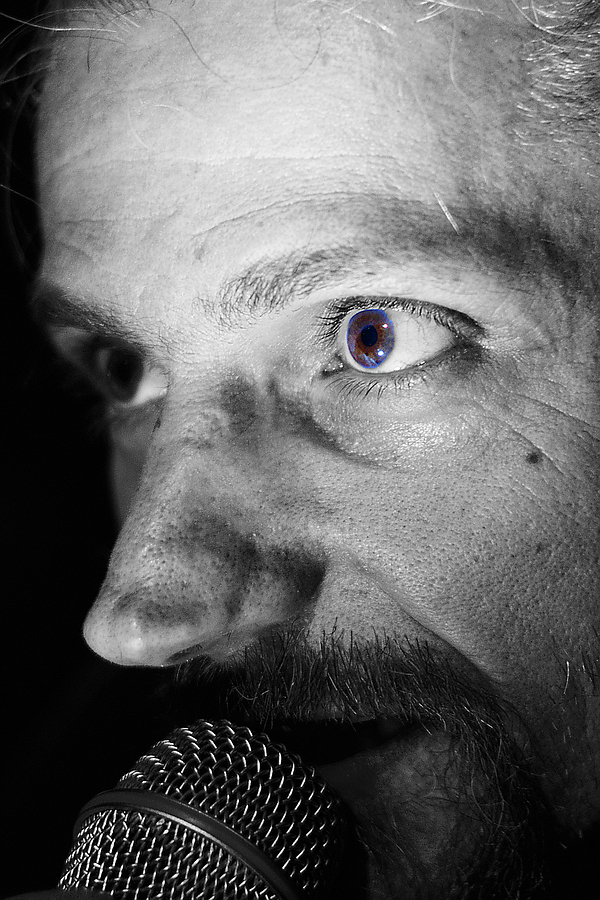 Dominique Leonetti, Close-Up, Eye, B&W, Selective Color, Lazuli, Spirit Of 66, Verviers