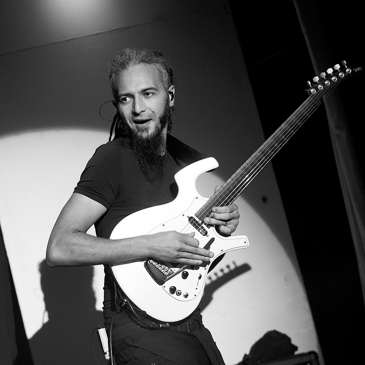 Gédéric Byar, Guitar, B&W, Lazuli, Lydney Town Hall, Lydney