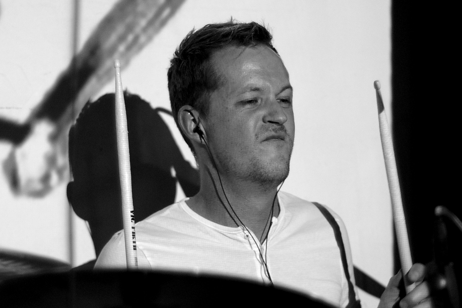 Paul Glover, B&W, Pure Reason Revolution, Nachtleben, Frankfurt