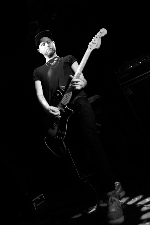 Jamie Willcox, Guitar, B&W, Pure Reason Revolution, The Picturedrome, Holmfirth