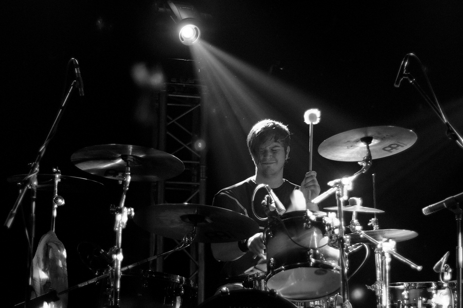 Heiko Peter, Drums, B&W, Submarien, Die Röhre, Stuttgart