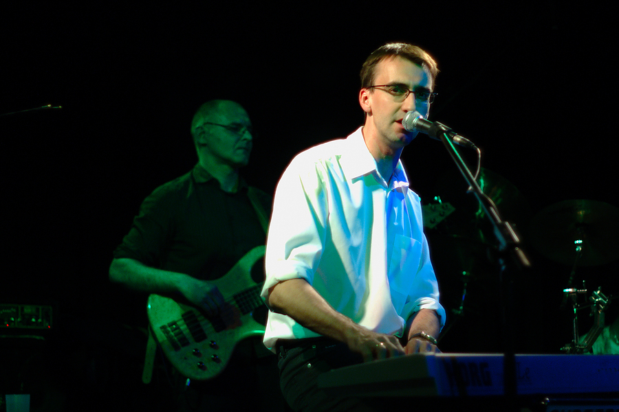 Robert Gozon, Keyboard, Thomas Klarmann, Bass, Superdrama, Das Rind, R&uuml;sselsheim