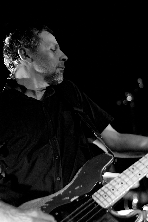 Pascal Humbert, Bass, B&W, Woven Hand, Tollhaus, Karlsruhe